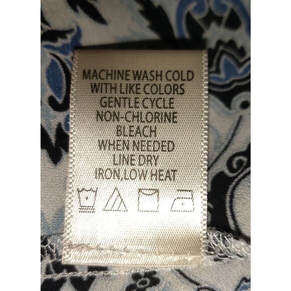 Max Studio Open Front Kimono Womens 2X Top Flowy Cottage Resort Wear Romantic - Picture 10 of 16